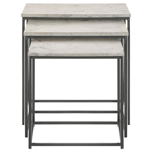 Medora - Marble Top Nesting Table Set - Simple Home Plus