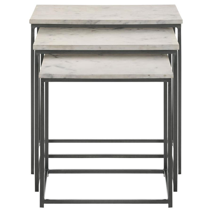 Medora - Marble Top Nesting Table Set - Simple Home Plus