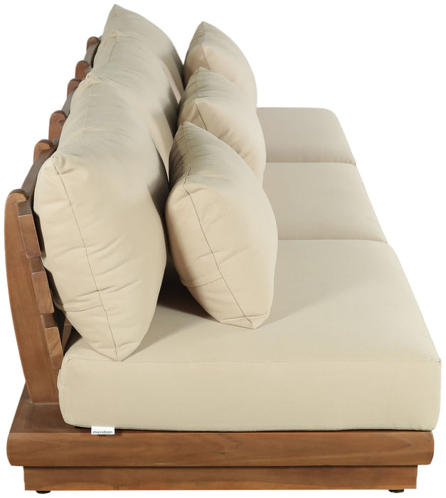 Mirella - 3 Piece Water Resistant Fabric Upholstered Outdoor Patio Modular Sofa - Simple Home Plus