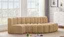 Arc - Velvet 4 Piece L-Shaped Modular Sofa - Simple Home Plus