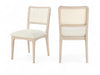 Atrium - Upholstered Seat Dining Chair With Brushed Natural Base (Set of 2) - Simple Home Plus