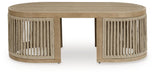 Serena Shores - Beige - Rectangular Cocktail Table - Simple Home Plus