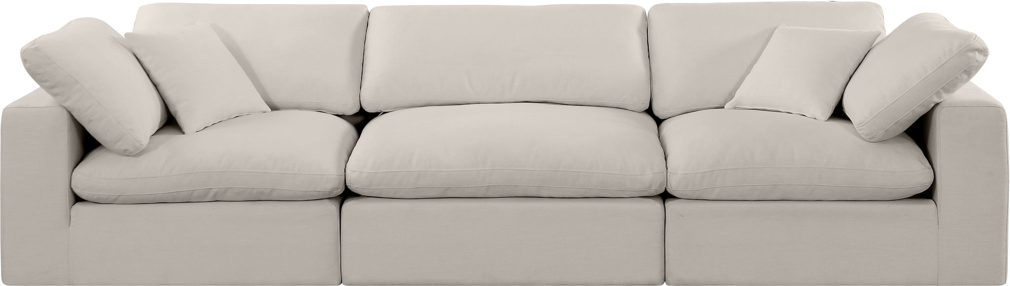 Comfy - Linen Modular Sofa 3 Seats - Simple Home Plus