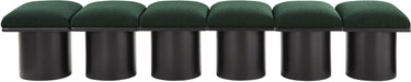 Pavilion - 6 Piece Modular Bench With Black Base - Simple Home Plus