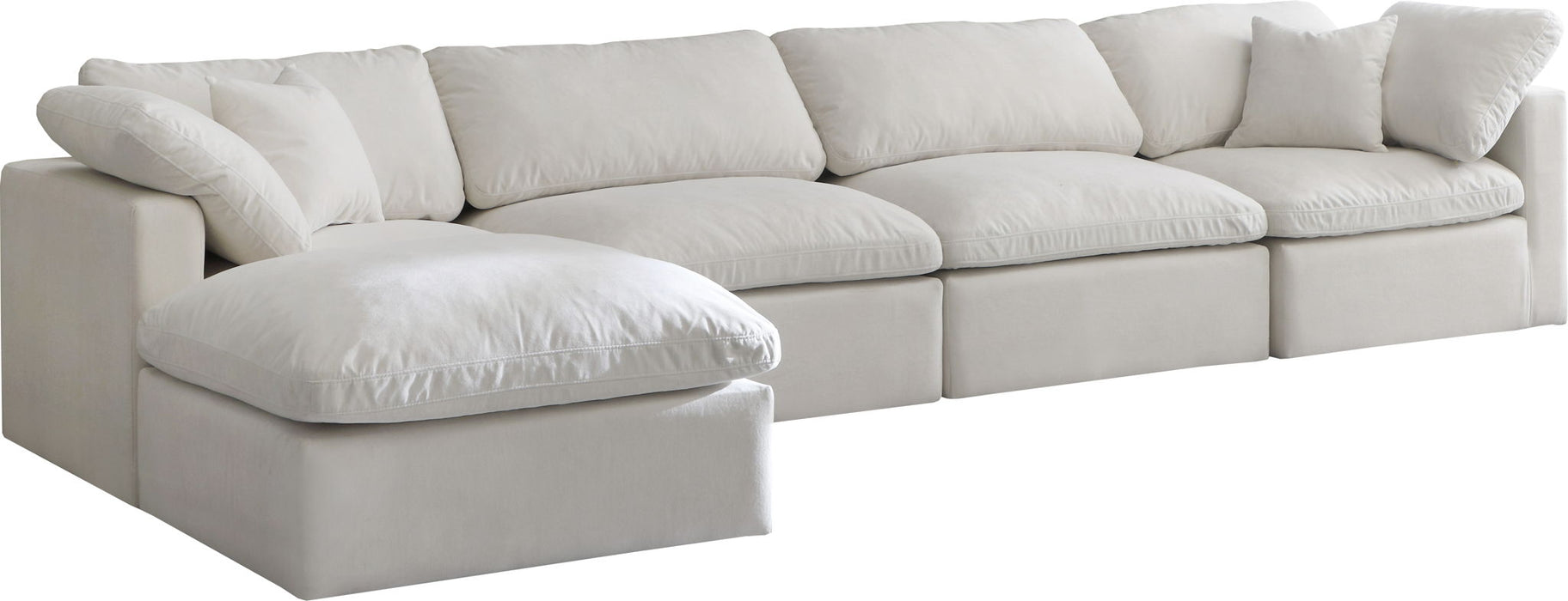 Plush - 5 Piece Modular Sectional - Simple Home Plus