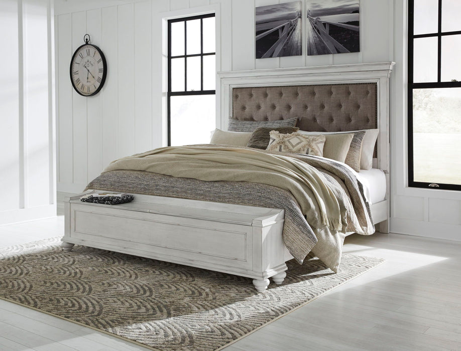 Kanwyn - Upholstered Panel Bed - Simple Home Plus