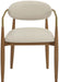 Riccio - Dining Arm Chair (Set of 2) - Walnut Frame - Simple Home Plus