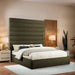 Adam - Boucle Fabric Bed With 89" Headboard - Simple Home Plus