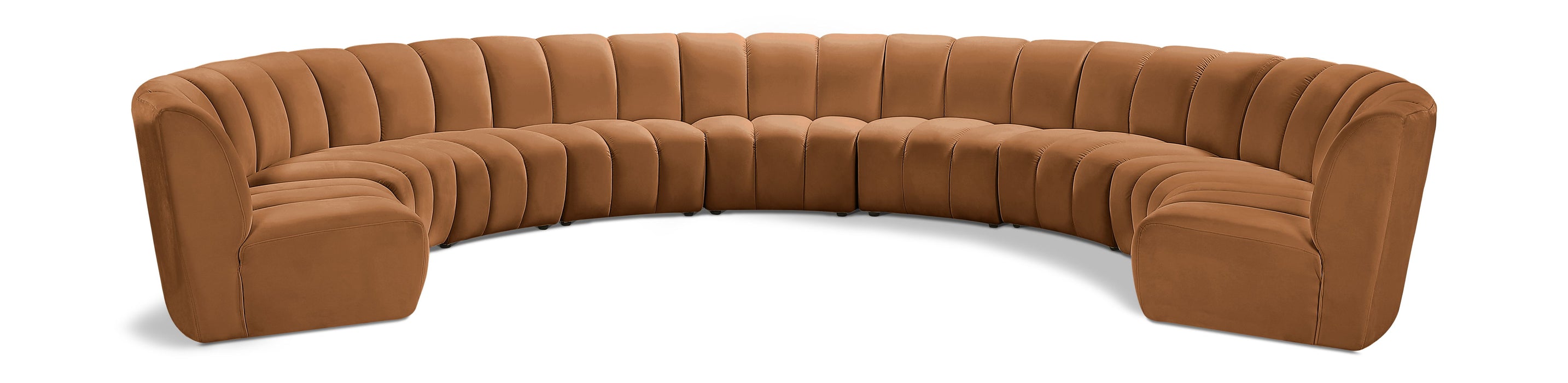 Infinity - 9 Piece Modular Sectional - Saddle - Simple Home Plus