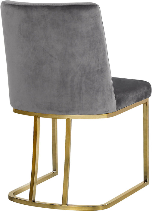 Heidi - Dining Chair with Gold Legs (Set of 2) - Simple Home Plus