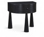 Oasis - Acacia Veneer And Solid Wood Night Stand - Simple Home Plus