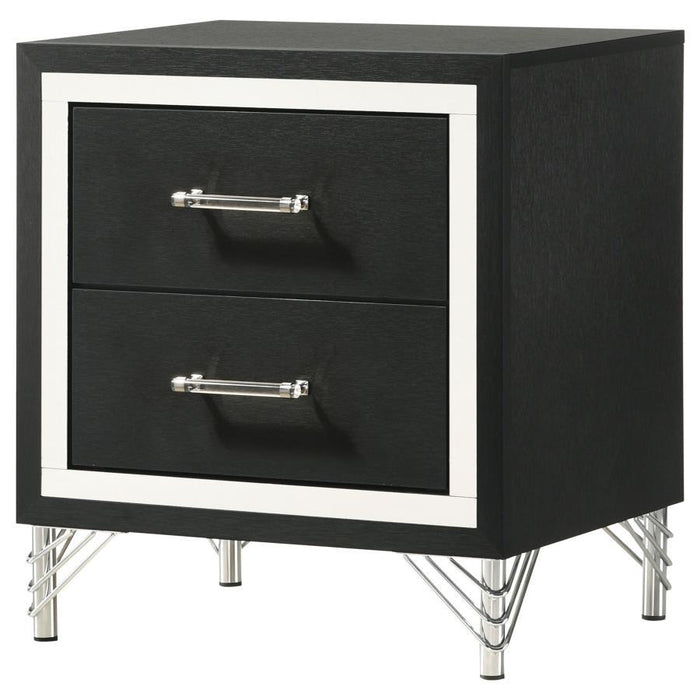 Lucia - 2-Drawer Nightstand - White - Simple Home Plus