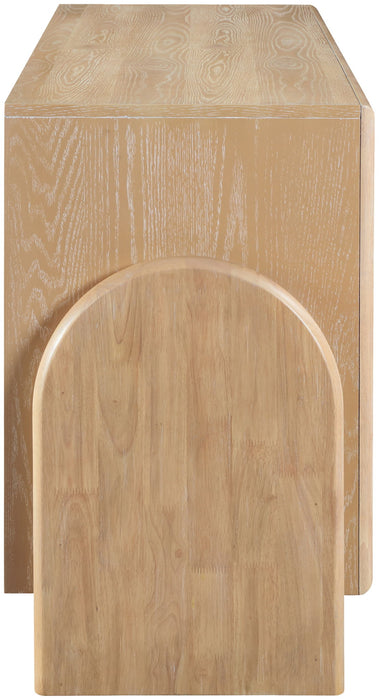 Elanor - Oak Veneer And Solid Wood Sideboard/Buffet - Simple Home Plus