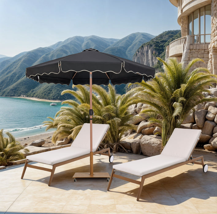 Amalfi - Patio Umbrella - Light Brown Pole - Simple Home Plus