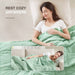Windom - All Season Hypoallergenic Blanket With 3M Scotchgard - Seafoam - Simple Home Plus