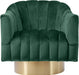 Farrah - Accent Chair with Gold Base - Simple Home Plus