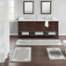Evan - Tufted Bath Rug - Gray - Simple Home Plus