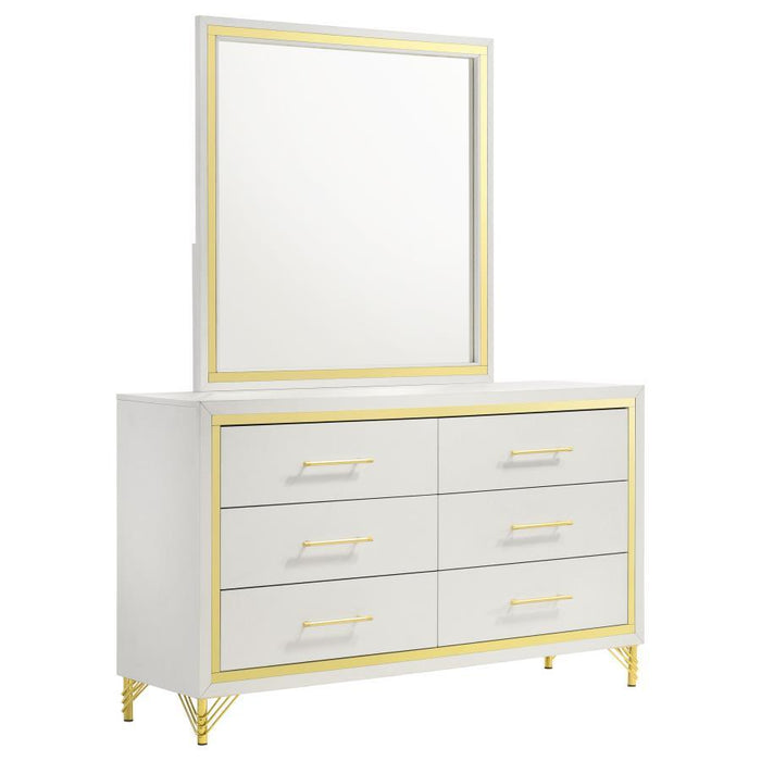 Lucia - 6-Drawer Dresser - Simple Home Plus