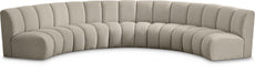 Infinity - 5 Piece Boucle Modular Sectional - Simple Home Plus