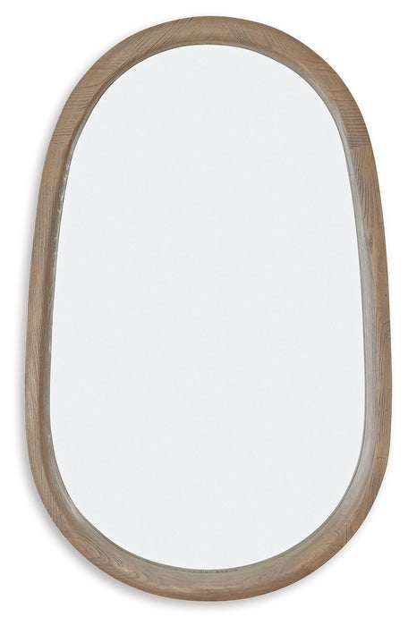 Aarilynn - Antique Brown - Accent Mirror - Simple Home Plus