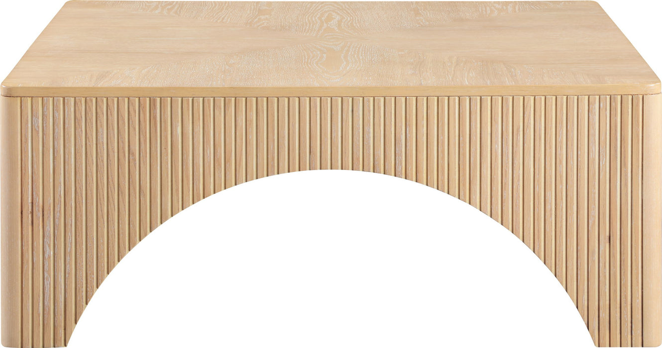 Eloise - Oak Veneer Coffee Table - Simple Home Plus