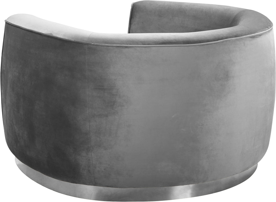 Julian - Chair with Chrome Base - Simple Home Plus
