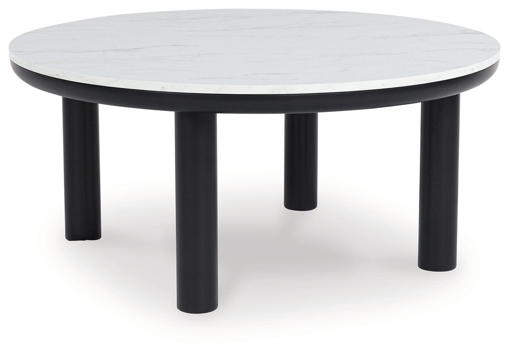 Xandrum - Black / White - Occasional Table Set (Set of 3) - Simple Home Plus