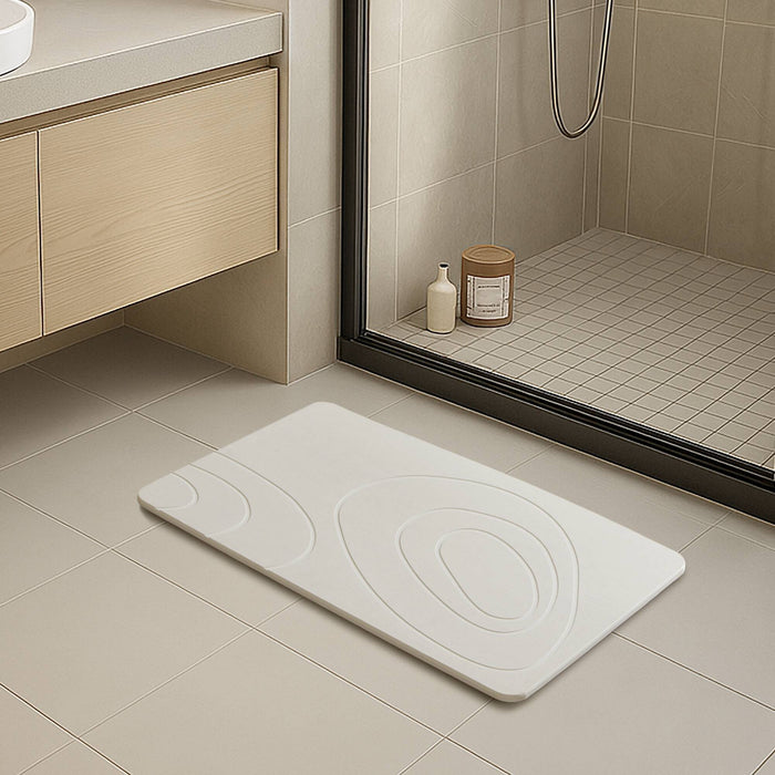 Diatom - Bath Mat - Soft Snow - Simple Home Plus