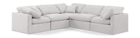 Indulge - Velvet 5 Piece Modular Corner Sectional - Simple Home Plus