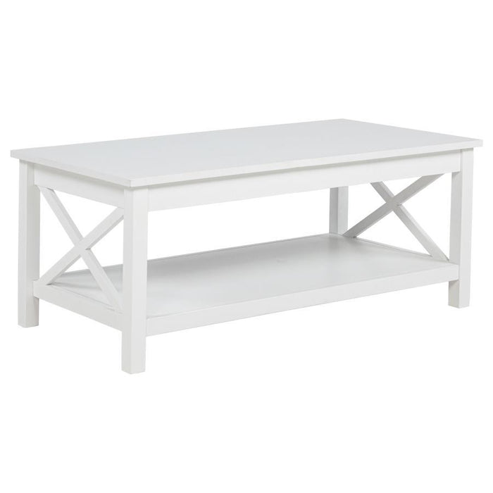 Skyview - 44" Rectangular Lift Top Coffee Table - White - Simple Home Plus