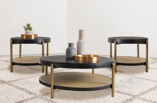 Arini - Round Coffee And End Table Set - Simple Home Plus