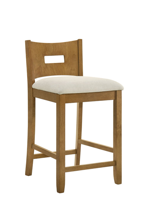 Ren - 26" Counter Height Rubberwood Barstool - Simple Home Plus