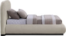 Vaughn - Chenille Bed With Black Base - Simple Home Plus
