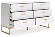 Socalle - Six Drawer Dresser - Simple Home Plus