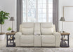Mindanao - Power Reclining Loveseat With Console /Adj Hdrst - Simple Home Plus