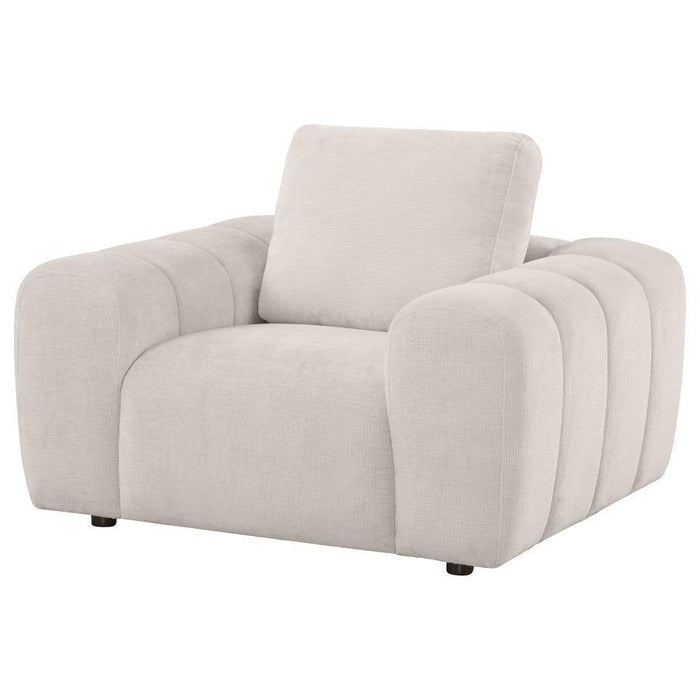 Burnett - Chenille Upholstered Accent Chair - Simple Home Plus