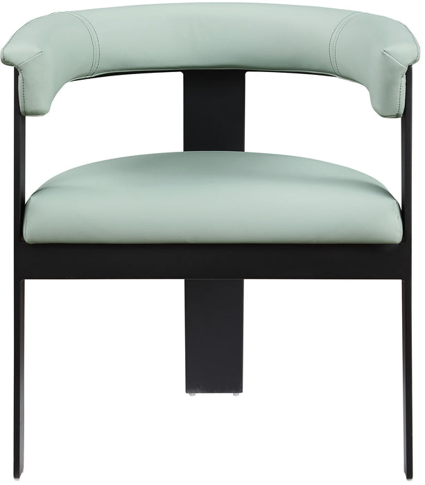 Romeo - Faux Leather Dining Chair With Black Base (Set of 2) - Simple Home Plus