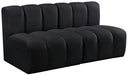 Arc - Velvet 2 Seats Modular Sofa - Simple Home Plus