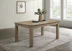 Cardova - 87" Solid Wood Extension Dining Table - Vineyard Oak - Simple Home Plus