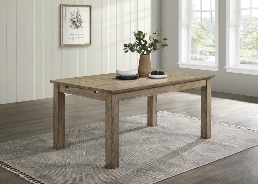 Cardova - 87" Solid Wood Extension Dining Table - Vineyard Oak - Simple Home Plus
