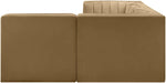Rummi - Velvet Performance Fabric Upholstered 4 Piece Modular Sectional - Simple Home Plus