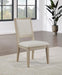 Trofello - Cushioned Dining Side Chair (Set of 2) - White Washed - Simple Home Plus