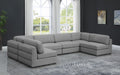 Beckham - 6 Piece Modular U-Shaped Armless Sectional - Simple Home Plus
