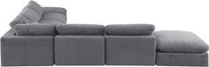 Comfy - 7 Piece Velvet Modular Corner Sectional - Simple Home Plus