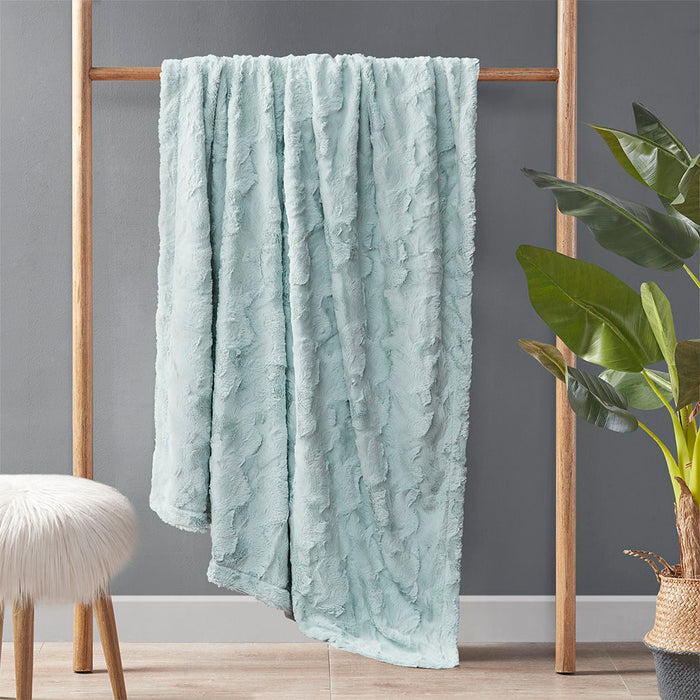 Zuri - Oversized Throw - Aqua - Simple Home Plus