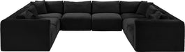 Shaggy - 8 Piece Modular U-Shaped Sectional - Simple Home Plus