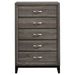Watson - 5-Drawer Bedroom Chest - Gray Oak - Simple Home Plus
