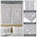 Botanical Panel - Botanical Panel Distressed Carved 2-Piece Wall Decor Set - Antique Brown - Simple Home Plus