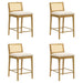 Tobias - Coastal Modern Wood Counter Height Kitchen Bar Stool - Simple Home Plus