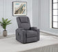 Louie - Chenille Upholstered Power Lift Massage Chair - Simple Home Plus